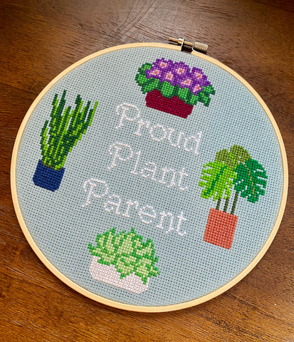 Proud Plant Parent - PDF Cross-Stitch Pattern