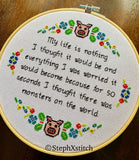 My Life Is Nothing I Thought It Would Be - PDF Cross-Stitch Pattern