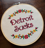 Detroit Sucks - PDF Cross Stitch Pattern