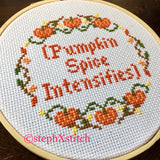 Pumpkin Spice Intensifies - Cross Stitch Kit