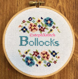 Bollocks - PDF Cross Stitch Pattern