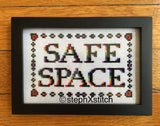Safe Space LGBTQIA - PDF Cross Stitch Pattern