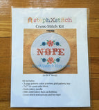 Nope - Cross Stitch Kit