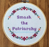 Smash the Patriarchy - Cross Stitch Kit