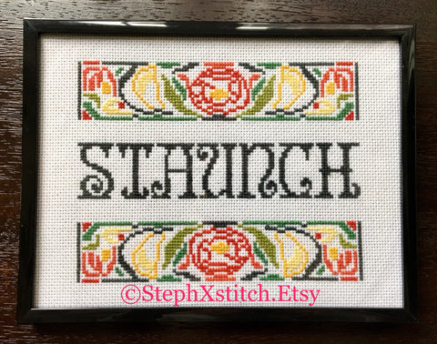 Staunch - PDF Cross Stitch Pattern