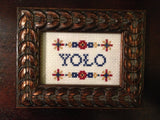 YOLO - PDF Cross Stitch Pattern