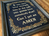 If You Can't Love Yourself How in the Hell You Gonna Love Somebody Else -PDF Cross Stitch Pattern