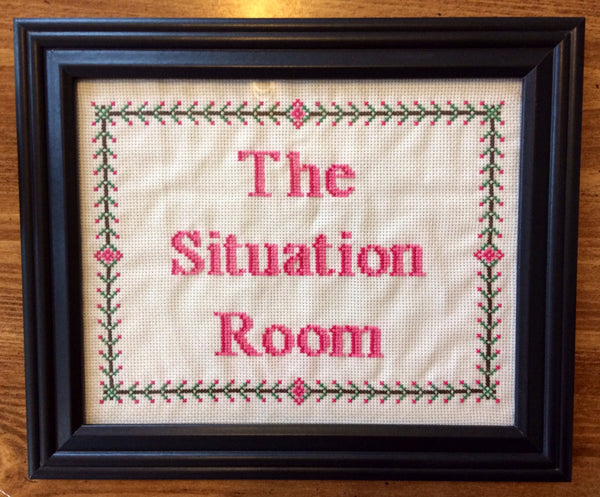The Situation Room - PDF Cross Stitch Pattern