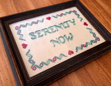 Serenity Now - PDF Cross Stitch Pattern